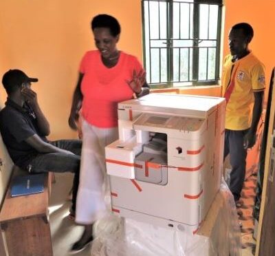 KACHICA Receives  A NEW PHOTOCOPIER FOR PRINTING LEARNING MATERIALS FOR THE TODDLERS AT HOME